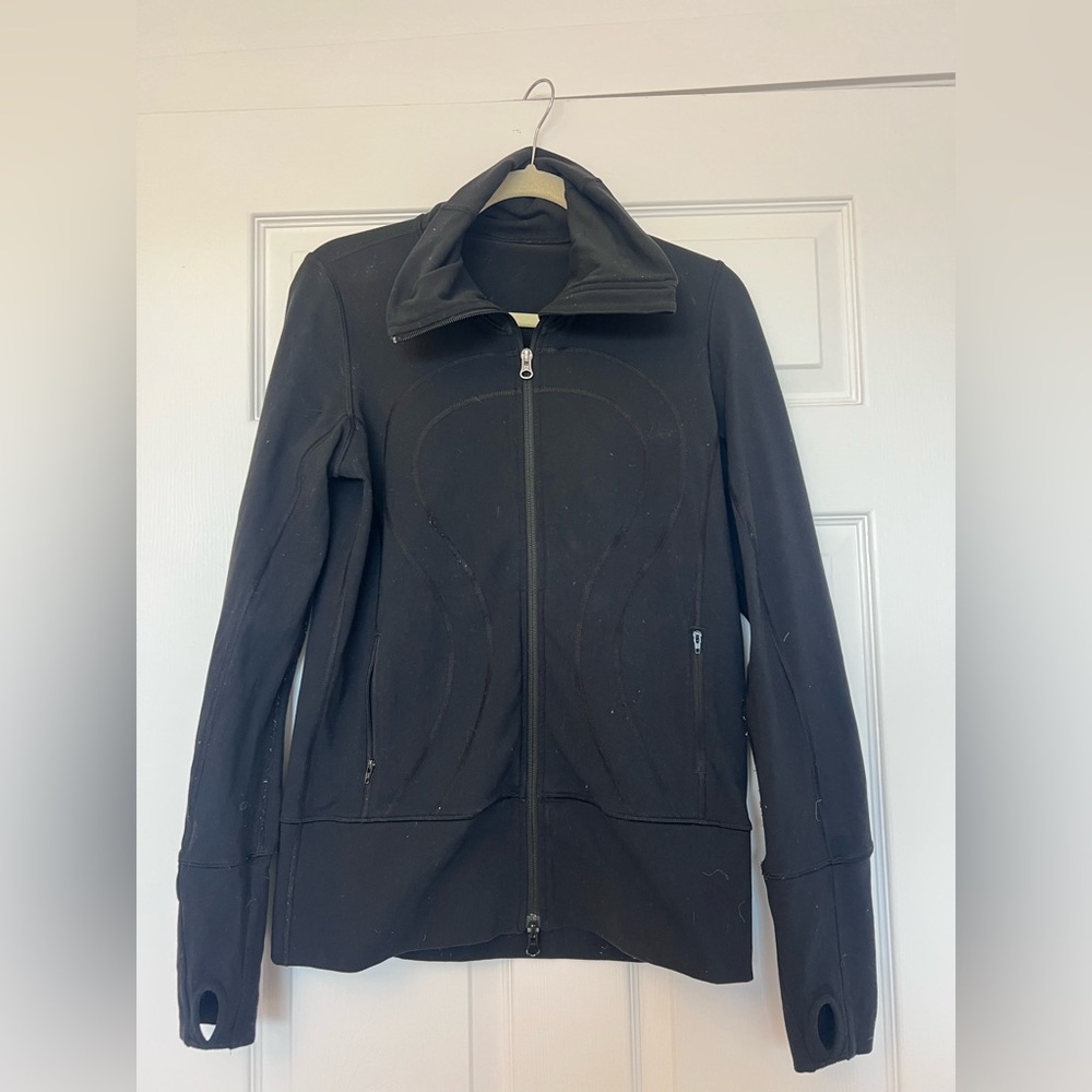 Lululemon Black Full Zip Jacket, size 10